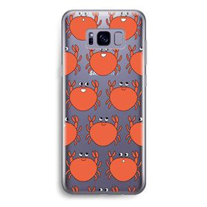CaseCompany Krab: Samsung Galaxy S8 Transparant Hoesje