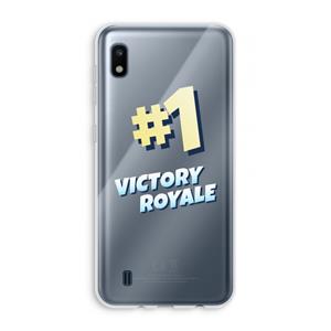 CaseCompany Victory Royale: Samsung Galaxy A10 Transparant Hoesje