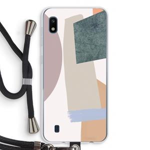 CaseCompany Lindo: Samsung Galaxy A10 Transparant Hoesje met koord