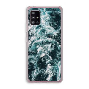 CaseCompany Zee golf: Samsung Galaxy A51 5G Transparant Hoesje