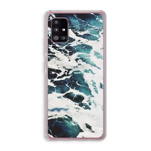 CaseCompany Golven: Samsung Galaxy A51 5G Transparant Hoesje