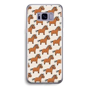 CaseCompany Pony: Samsung Galaxy S8 Transparant Hoesje