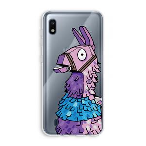 CaseCompany Lama: Samsung Galaxy A10 Transparant Hoesje