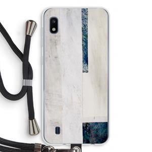 CaseCompany Meet you there: Samsung Galaxy A10 Transparant Hoesje met koord