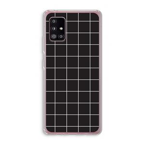 CaseCompany Rooster 2: Samsung Galaxy A51 5G Transparant Hoesje