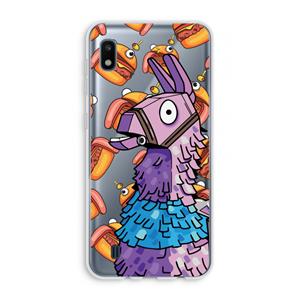 CaseCompany Loot Burger: Samsung Galaxy A10 Transparant Hoesje