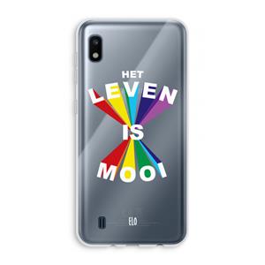 CaseCompany Het Leven Is Mooi: Samsung Galaxy A10 Transparant Hoesje