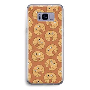 CaseCompany Croissant: Samsung Galaxy S8 Transparant Hoesje