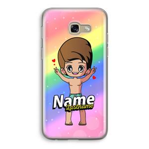 CaseCompany Chibi Maker man: Samsung Galaxy A5 (2017) Transparant Hoesje