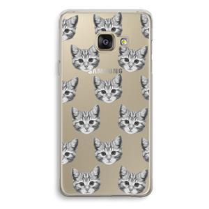 CaseCompany Kitten: Samsung Galaxy A3 (2016) Transparant Hoesje