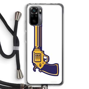 CaseCompany Pew Pew Pew: Xiaomi Redmi Note 10 Pro Transparant Hoesje met koord