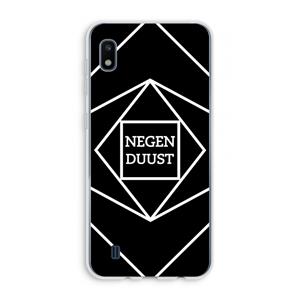 CaseCompany Negenduust geometrisch: Samsung Galaxy A10 Transparant Hoesje