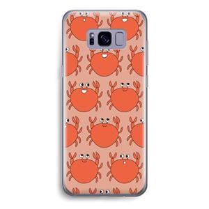 CaseCompany Krab: Samsung Galaxy S8 Transparant Hoesje