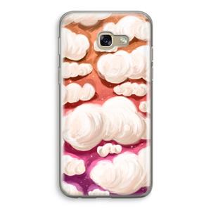 CaseCompany Katoen Wolken: Samsung Galaxy A5 (2017) Transparant Hoesje