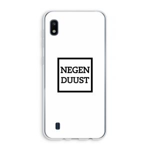 CaseCompany Negenduust vierkant: Samsung Galaxy A10 Transparant Hoesje