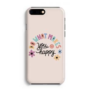 CaseCompany Happy days: Volledig Geprint iPhone 7 Plus Hoesje