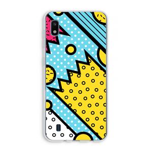 CaseCompany Pop Art #1: Samsung Galaxy A10 Transparant Hoesje