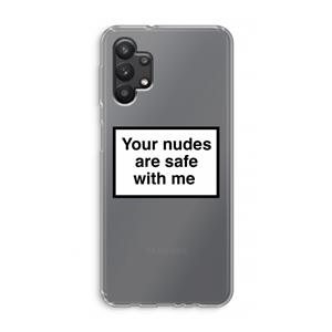CaseCompany Safe with me: Samsung Galaxy A32 5G Transparant Hoesje