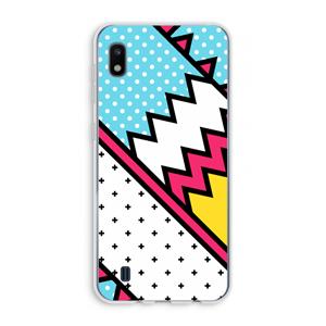 CaseCompany Pop Art #2: Samsung Galaxy A10 Transparant Hoesje