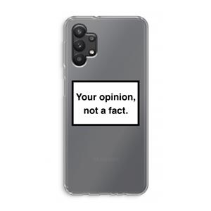 CaseCompany Your opinion: Samsung Galaxy A32 5G Transparant Hoesje