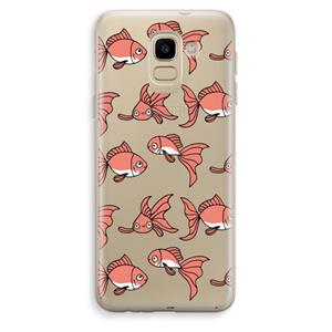 CaseCompany Blub: Samsung Galaxy J6 (2018) Transparant Hoesje