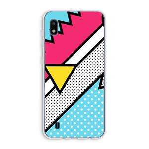 CaseCompany Pop Art #3: Samsung Galaxy A10 Transparant Hoesje