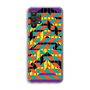 CaseCompany Skew Bee 2: Samsung Galaxy A32 5G Transparant Hoesje