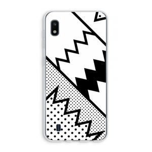 CaseCompany Pop Art #5: Samsung Galaxy A10 Transparant Hoesje