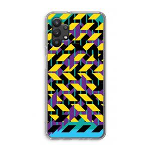 CaseCompany Skew Bee 3: Samsung Galaxy A32 5G Transparant Hoesje
