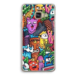 CaseCompany Vexx Mixtape: Samsung Galaxy A3 (2016) Transparant Hoesje