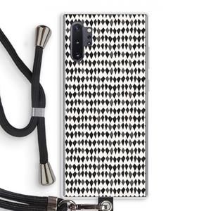 CaseCompany Crazy shapes: Samsung Galaxy Note 10 Plus Transparant Hoesje met koord