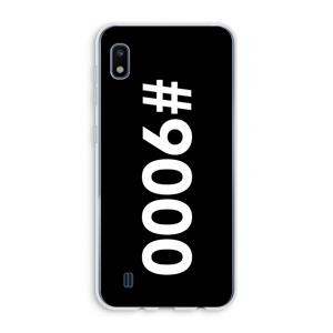 CaseCompany 9000: Samsung Galaxy A10 Transparant Hoesje