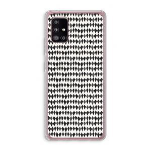 CaseCompany Crazy shapes: Samsung Galaxy A51 5G Transparant Hoesje