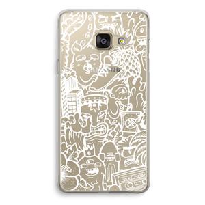 CaseCompany Vexx Mixtape #2: Samsung Galaxy A3 (2016) Transparant Hoesje