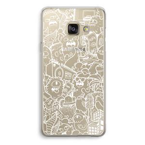 CaseCompany Vexx City #2: Samsung Galaxy A3 (2016) Transparant Hoesje