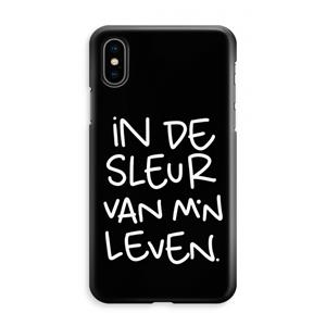 CaseCompany De Sleur: iPhone XS Max Volledig Geprint Hoesje