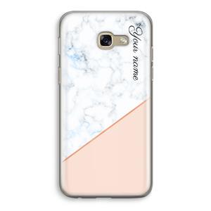 CaseCompany Marmer in stijl: Samsung Galaxy A5 (2017) Transparant Hoesje