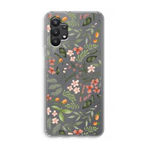 CaseCompany Sweet little flowers: Samsung Galaxy A32 5G Transparant Hoesje