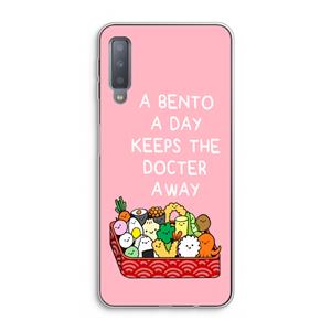 CaseCompany Bento a day: Samsung Galaxy A7 (2018) Transparant Hoesje