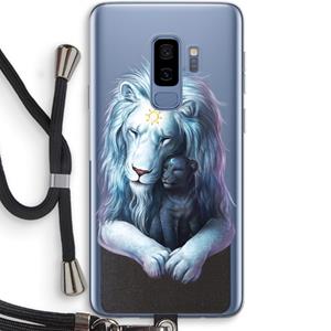 CaseCompany Child Of Light: Samsung Galaxy S9 Plus Transparant Hoesje met koord
