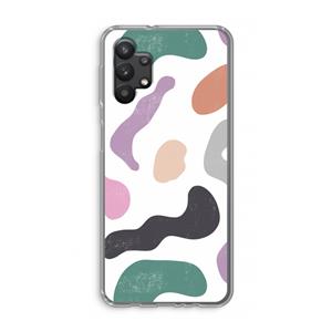 CaseCompany Memphis Shapes: Samsung Galaxy A32 5G Transparant Hoesje
