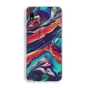 CaseCompany Chameleon Sun: Samsung Galaxy A10 Transparant Hoesje