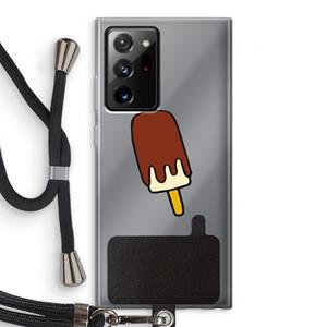 CaseCompany Frisco: Samsung Galaxy Note 20 Ultra / Note 20 Ultra 5G Transparant Hoesje met koord