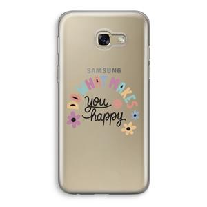 CaseCompany Happy days: Samsung Galaxy A5 (2017) Transparant Hoesje