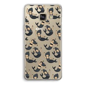 CaseCompany Zeemeermin: Samsung Galaxy A3 (2016) Transparant Hoesje