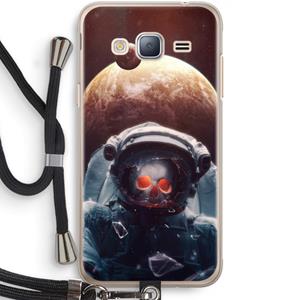 CaseCompany Voyager: Samsung Galaxy J3 (2016) Transparant Hoesje met koord