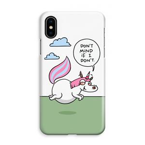 CaseCompany Unicorn: iPhone XS Max Volledig Geprint Hoesje