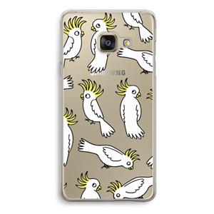 CaseCompany Papegaai: Samsung Galaxy A3 (2016) Transparant Hoesje