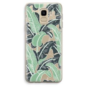 CaseCompany This Sh*t Is Bananas: Samsung Galaxy J6 (2018) Transparant Hoesje