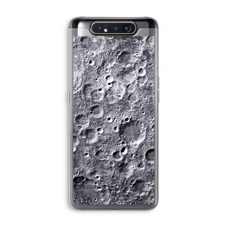 CaseCompany Maanlandschap: Samsung Galaxy A80 Transparant Hoesje